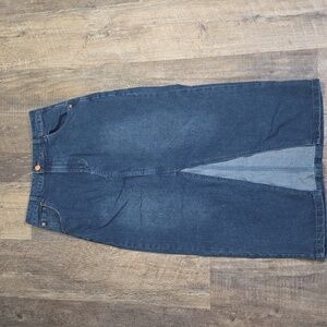 Rachel Zoe Women's Size 6 High Rise Denim Maxi Skirt